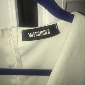 White, cutout Missguided dress